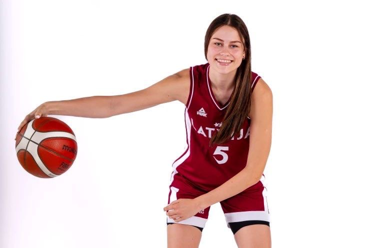 Zane Straudovska Delivers a Strong Performance for Latvia at the FIBA U20 Women’s EuroBasket